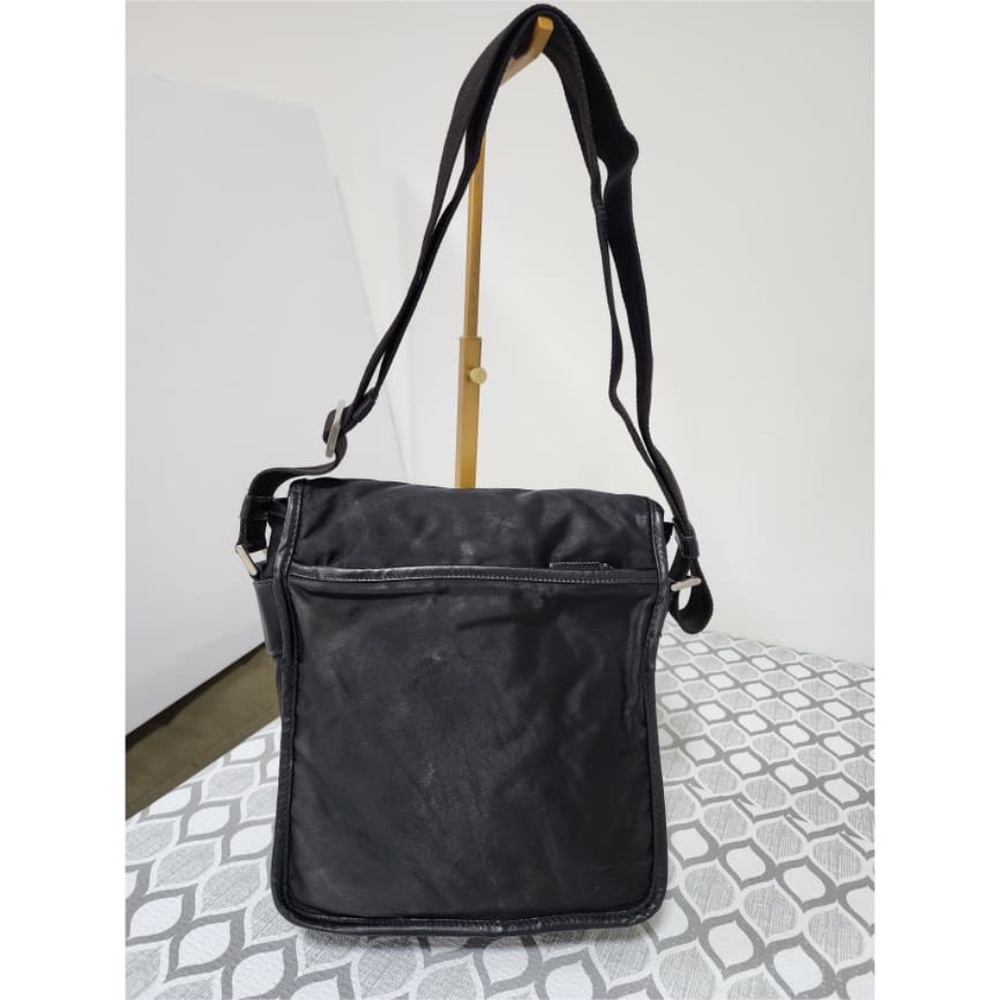 Authentic Prada Tessuto Crossbody Buckle Messenger Bag Black - Picture 5 of 15